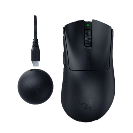 עכבר גיימינג אלחוטי Razer DeathAdder V4 Pro שחור