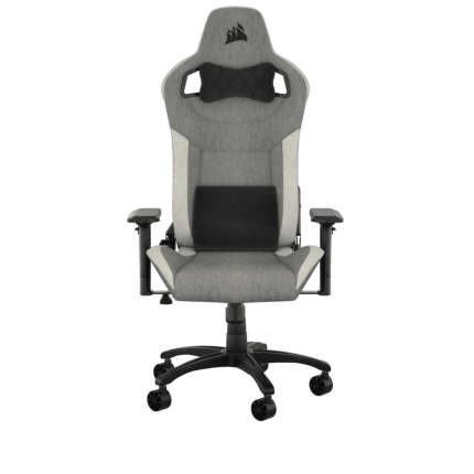 כיסא גיימינג בד CORSAIR T3 RUSH 2023 Fabric White/Grey